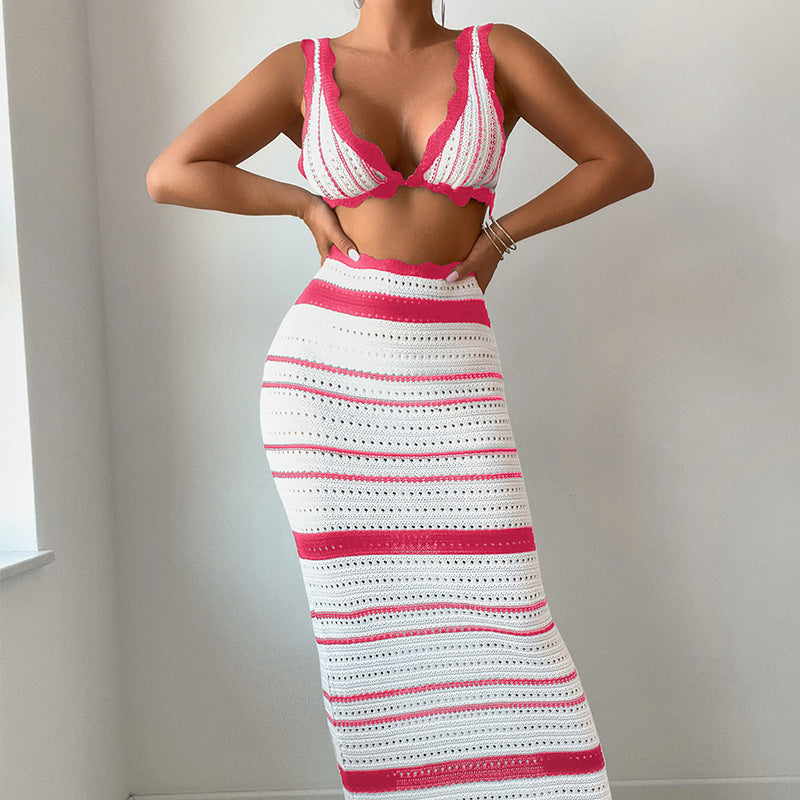 Bianca Crochet Knit Set