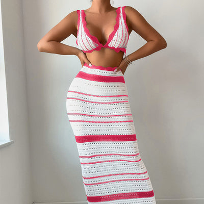 Bianca Crochet Knit Set