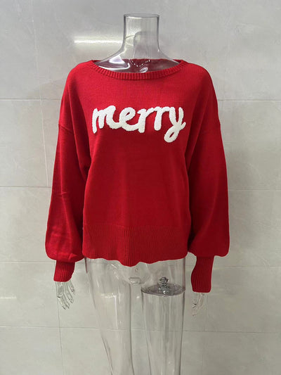 Merry Christmas Knit Sweater