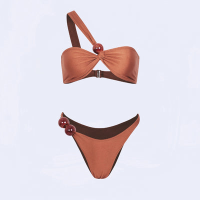 Selene One-Shoulder Bikini Set