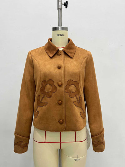 Carmel Bloom Vintage Suede Coat