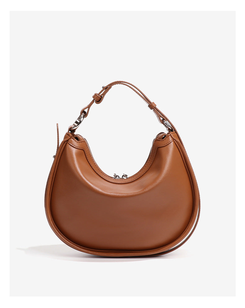 Luna Woven Leather Hobo Bag