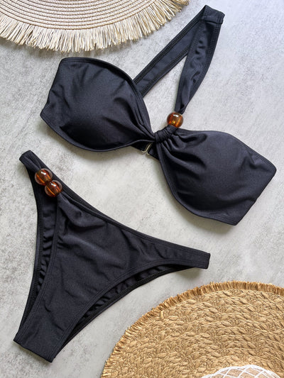 Selene One-Shoulder Bikini Set