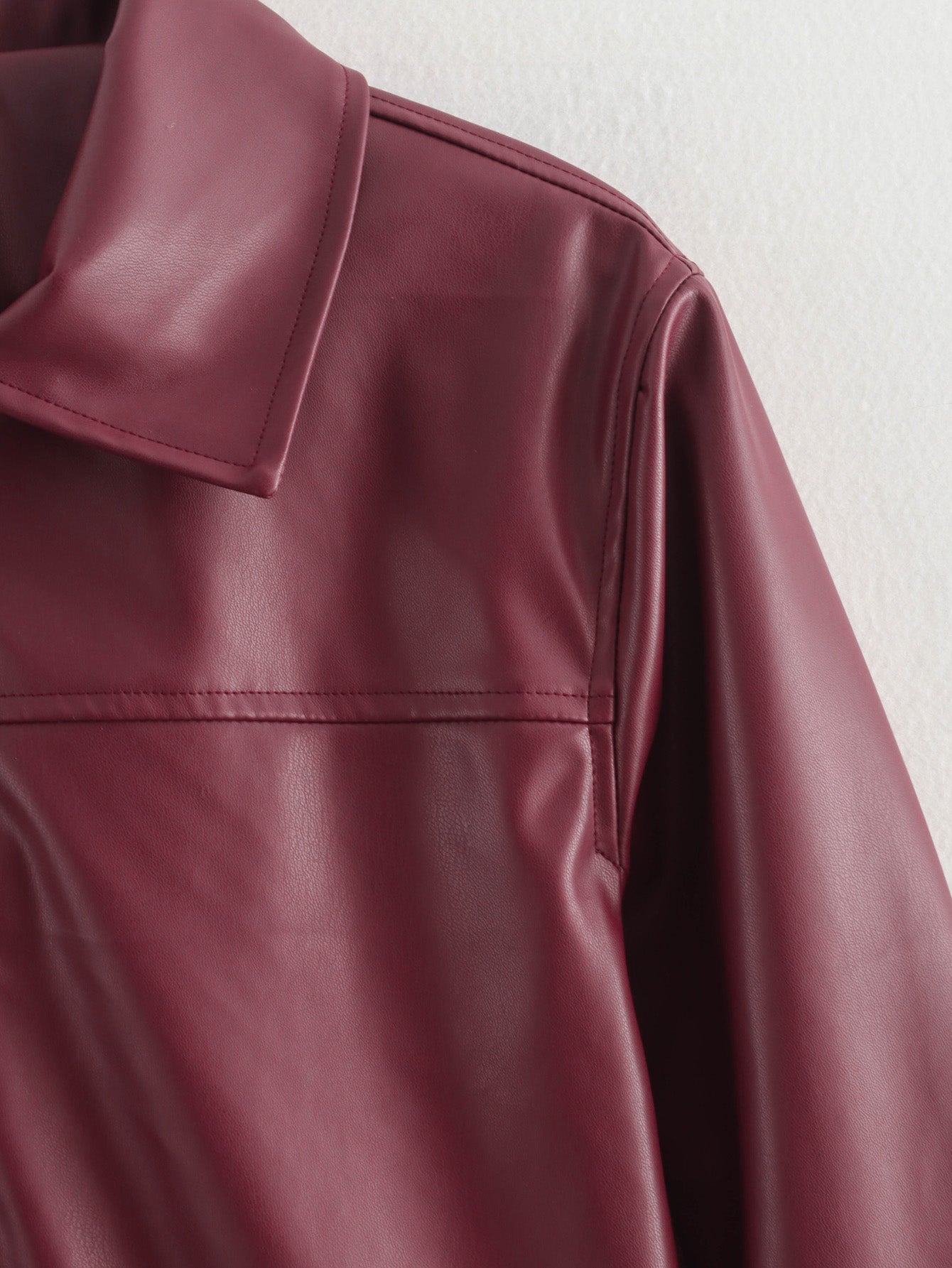 Ruby Luxe Leather Moto Jacket