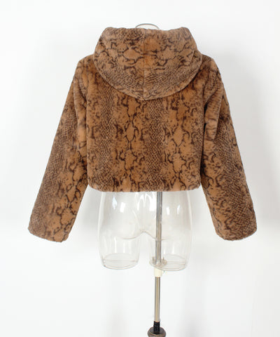 Serena Faux Fur Leopard Jacket