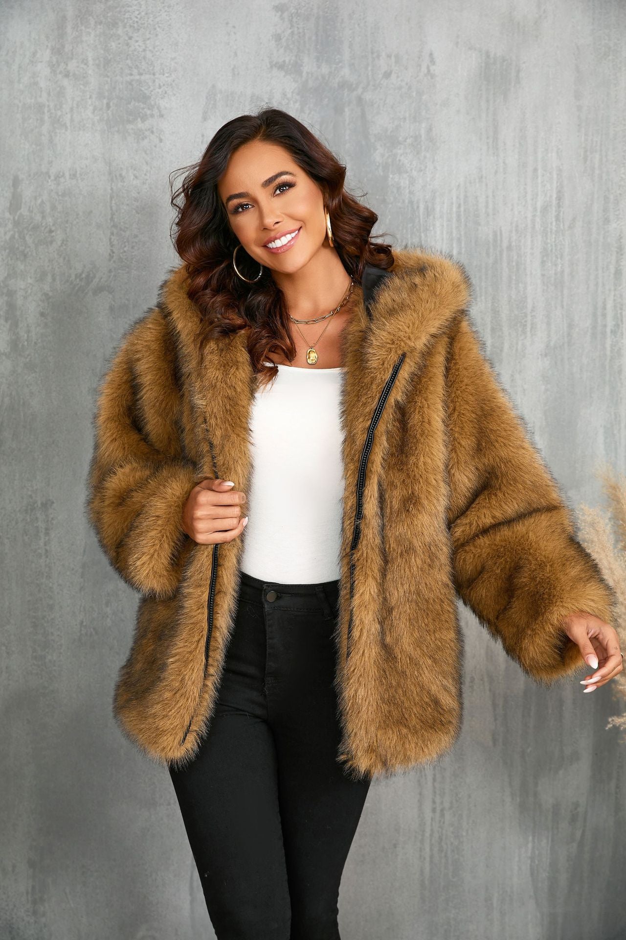 Sienna Luxe Faux Fur Jacket