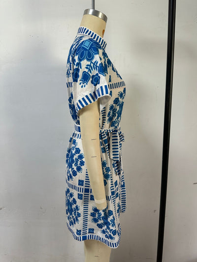 Sofia Santorini Shirt Dress