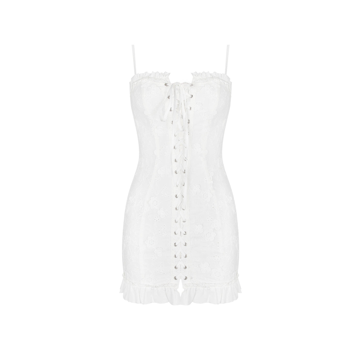 Isabella Lace Charm Mini Dress