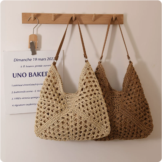 Camila Woven Slouch Tote
