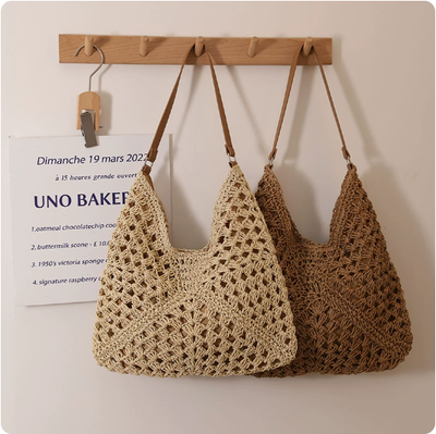 Camila Woven Slouch Tote