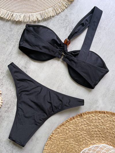 Selene One-Shoulder Bikini Set