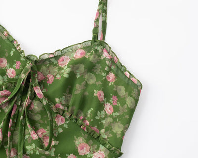 Rosemary Vintage Bloom Slip Dress