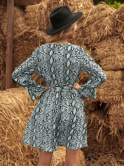 Savannah Wild Print Wrap Dress