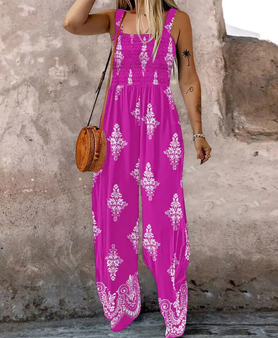 Seraphina Boho Wide-Leg Jumpsuit