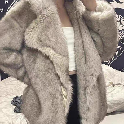 Elena Luxe Faux Fur Coat