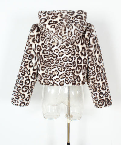 Serena Faux Fur Leopard Jacket