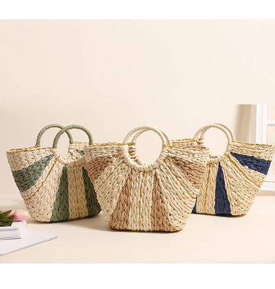 Solara Woven Sunburst Tote