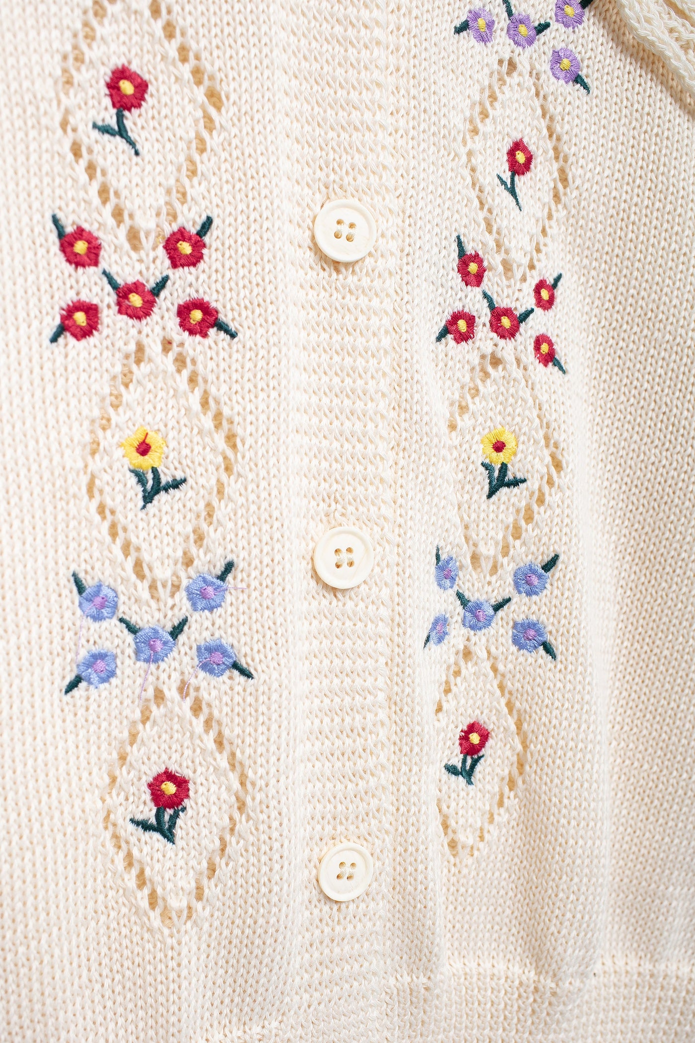 Evelyn Embroidered Knit Cardigan