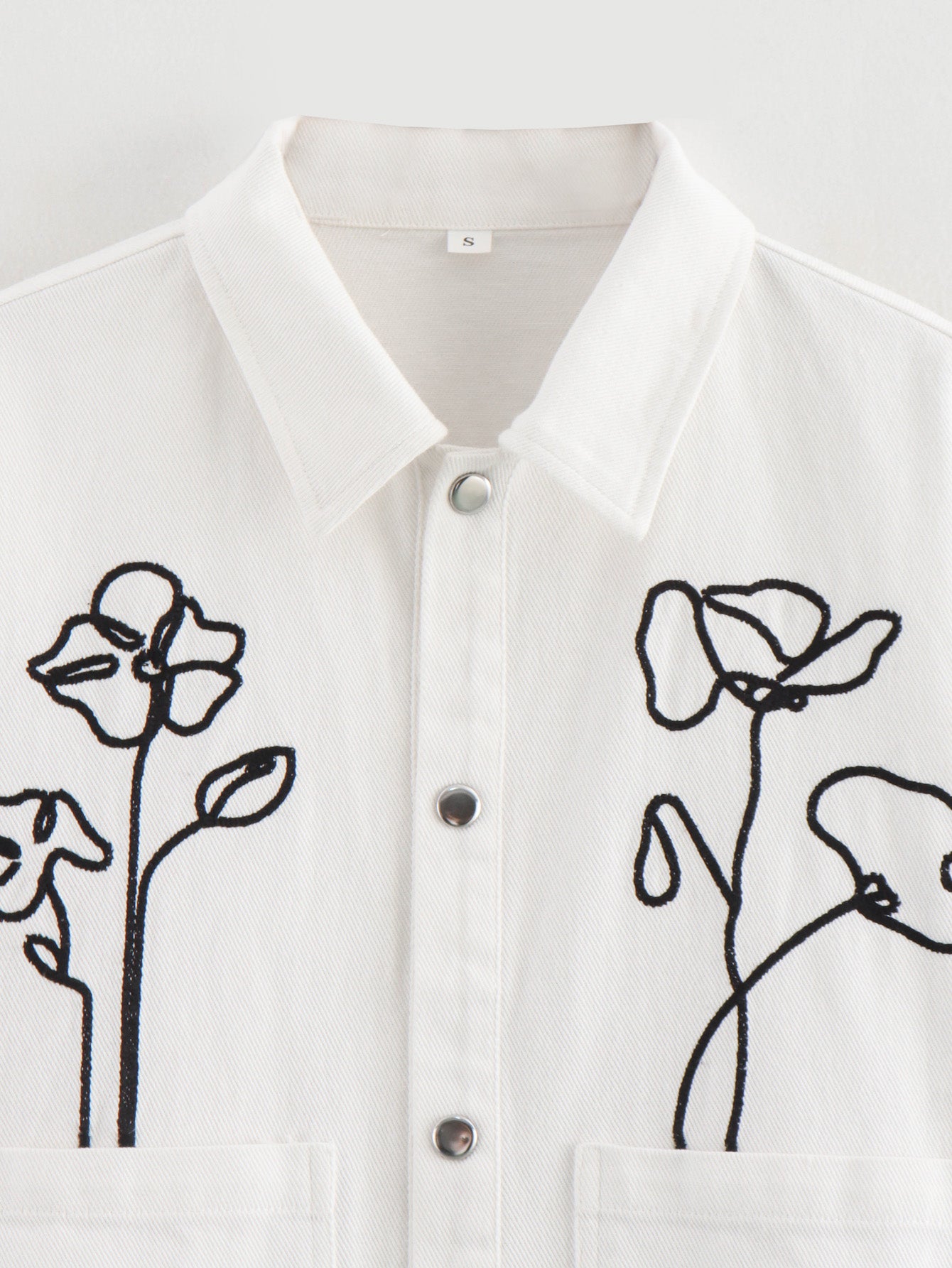 Flora Embroidered Canvas Jacket