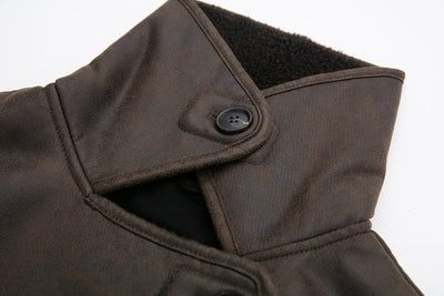 Naomi Shearling-Lined Aviator Jacket