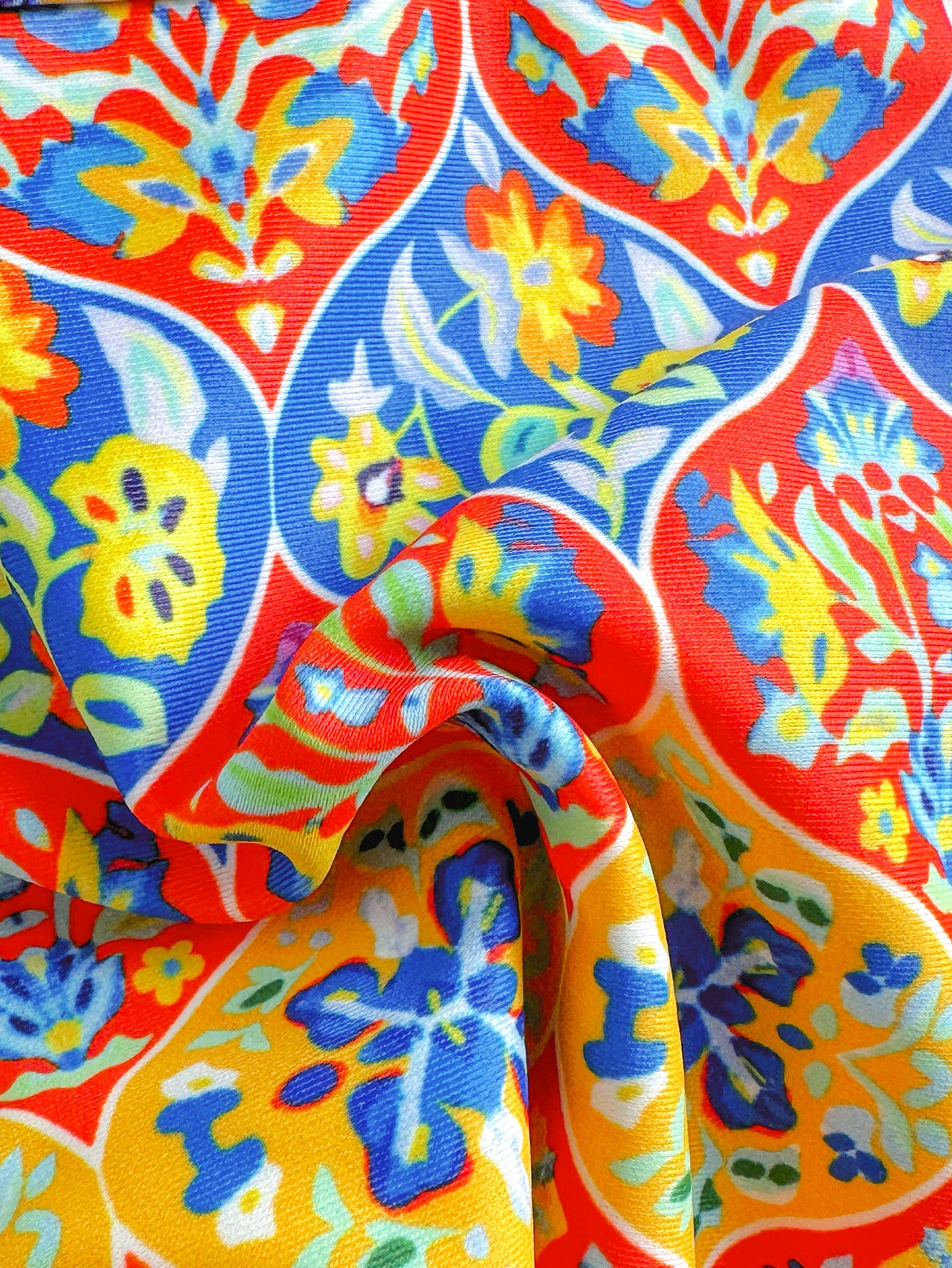 Mediterranean Muse 'Sofia' Tile-Print Micro Bikini