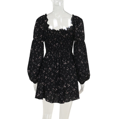 Amelia Floral Puff Sleeve Mini Dress