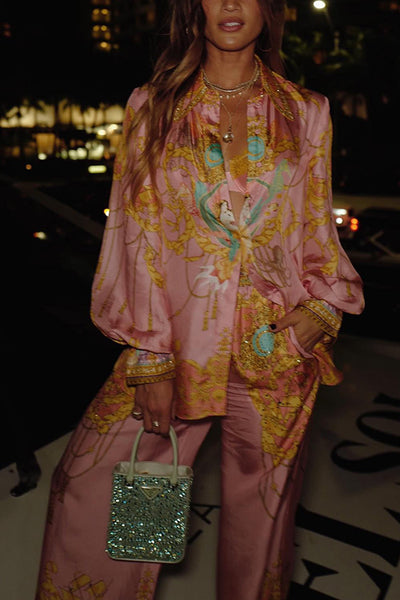 Celina Baroque Silk Set