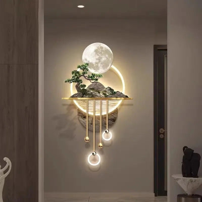 Lunar Serenity Bloom Wall Light