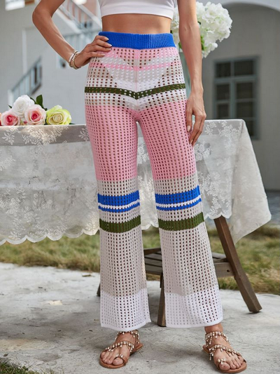 Yara Knitted Mid-Waist Pants