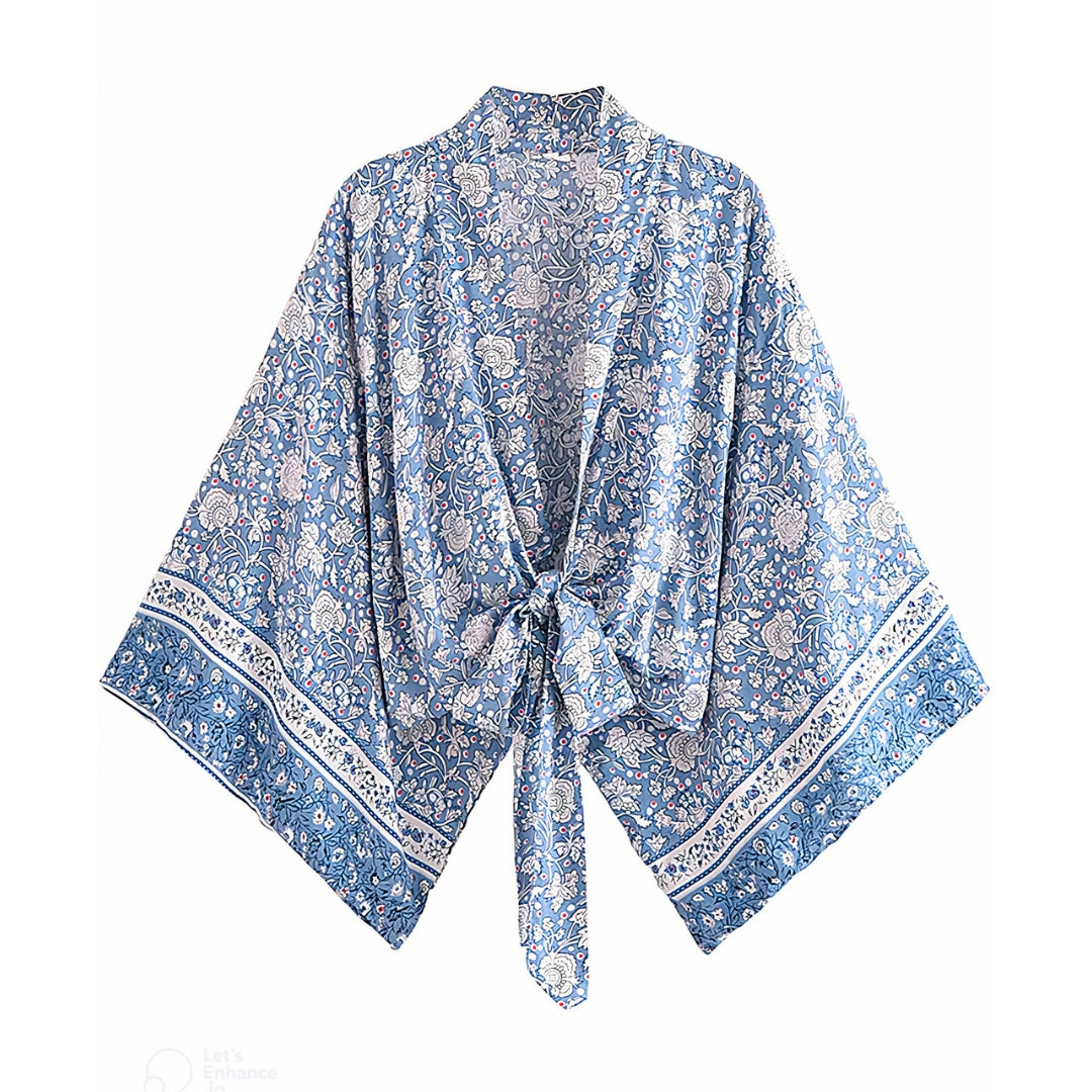 Ember Cropped Kimono