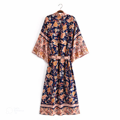 Orelia Floral Kimono Robe