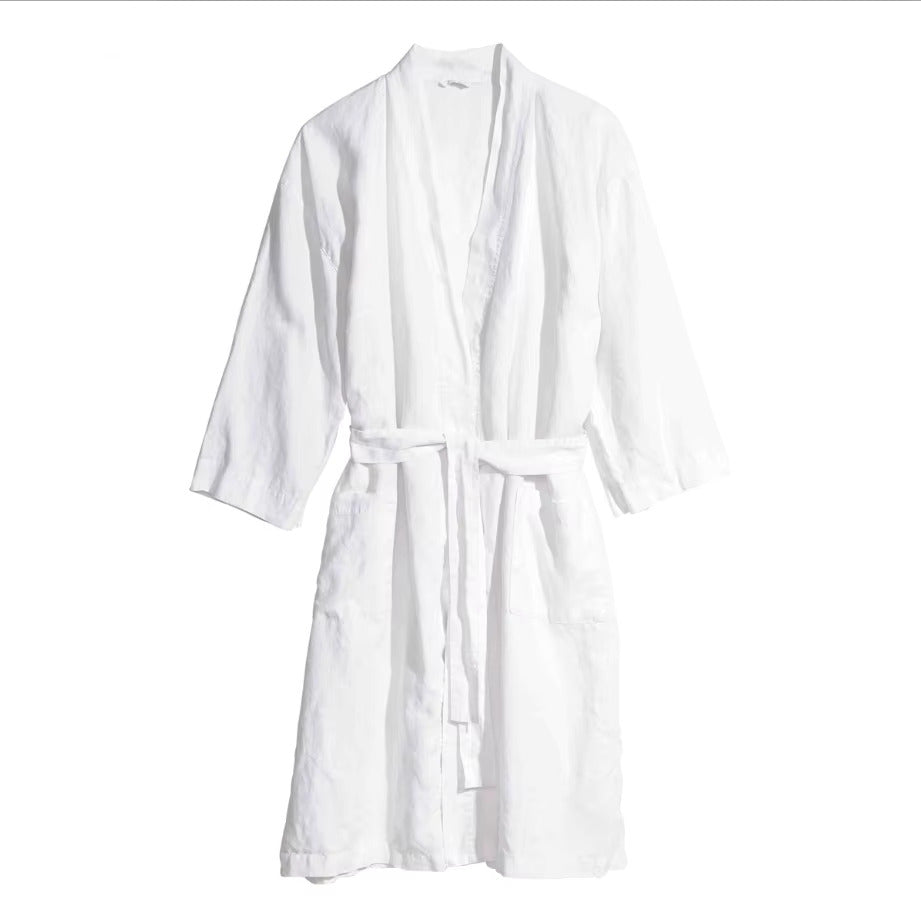 Linen Bath Robe