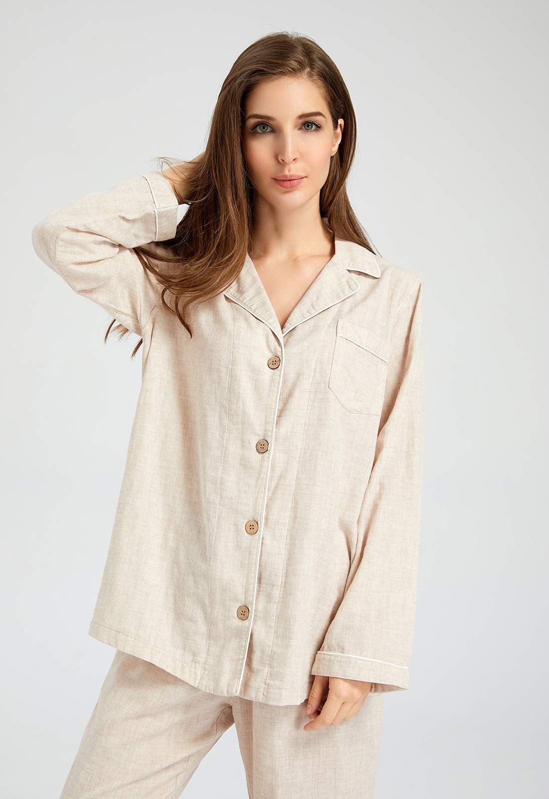 100% Linen Pyjama Set