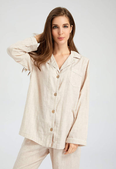 100% Linen Pyjama Set