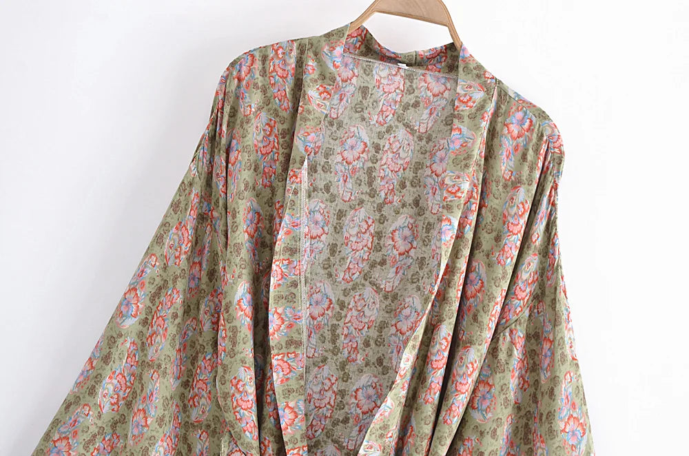 Selina Floral Kimono Robe