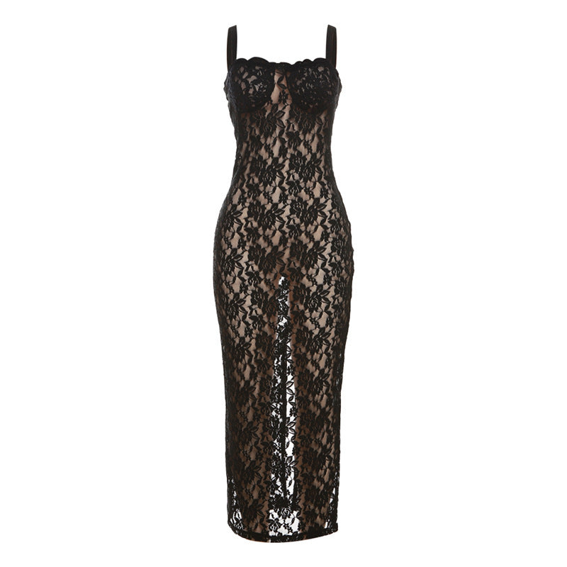 chinese dress ladies Women's Brown Rumii Maxi Dress Body Print in Size Medium by Outcast main image 0