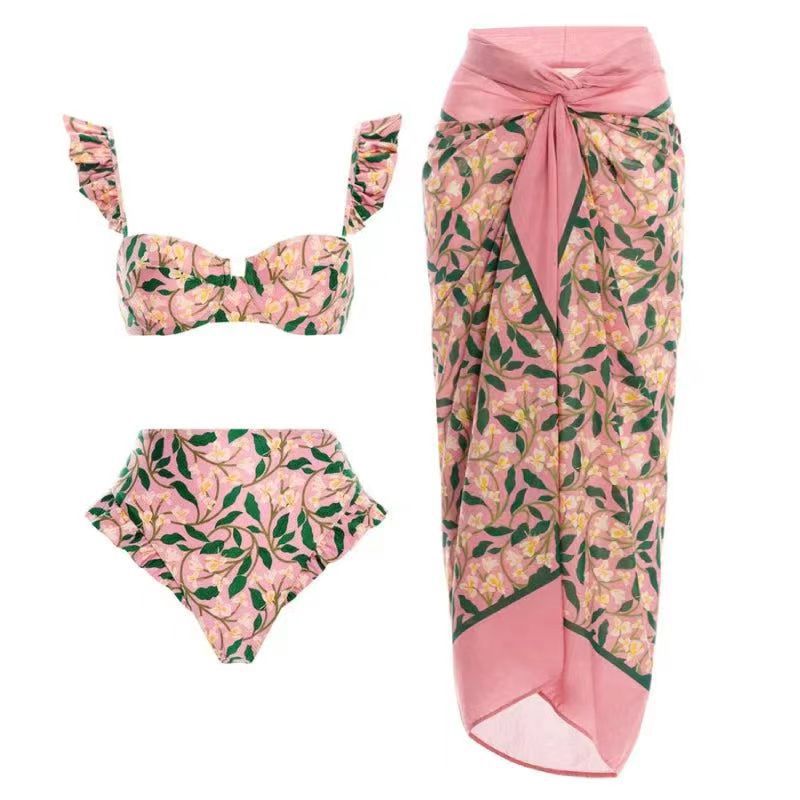 Flora Camille Ruffle Bikini Set