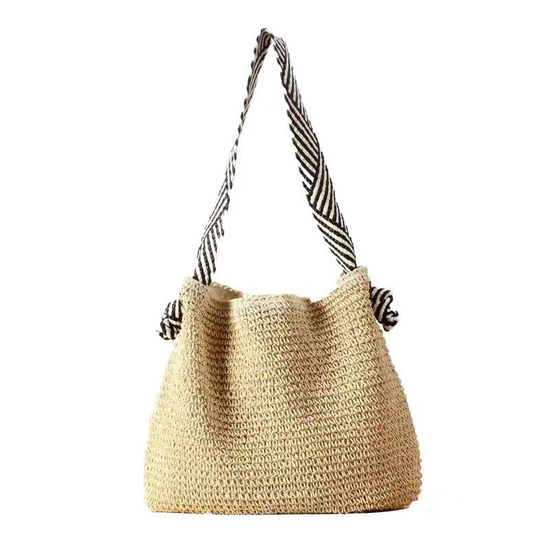 Sienna Woven Shoulder Tote