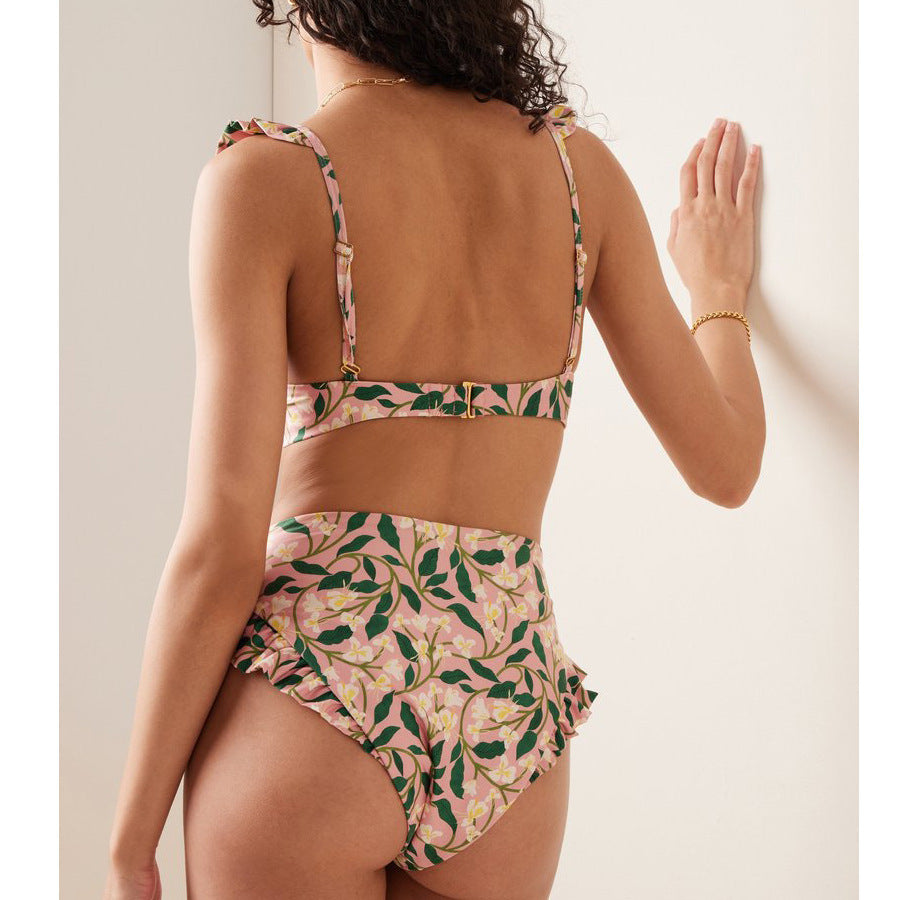 Flora Camille Ruffle Bikini Set