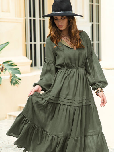 The Wanderer's Whisper Maxi Dress