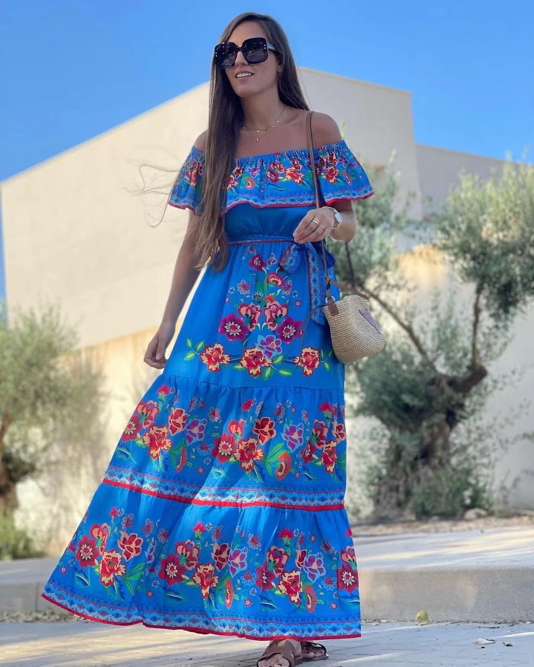 Luana Off Shoulder Maxi Dress