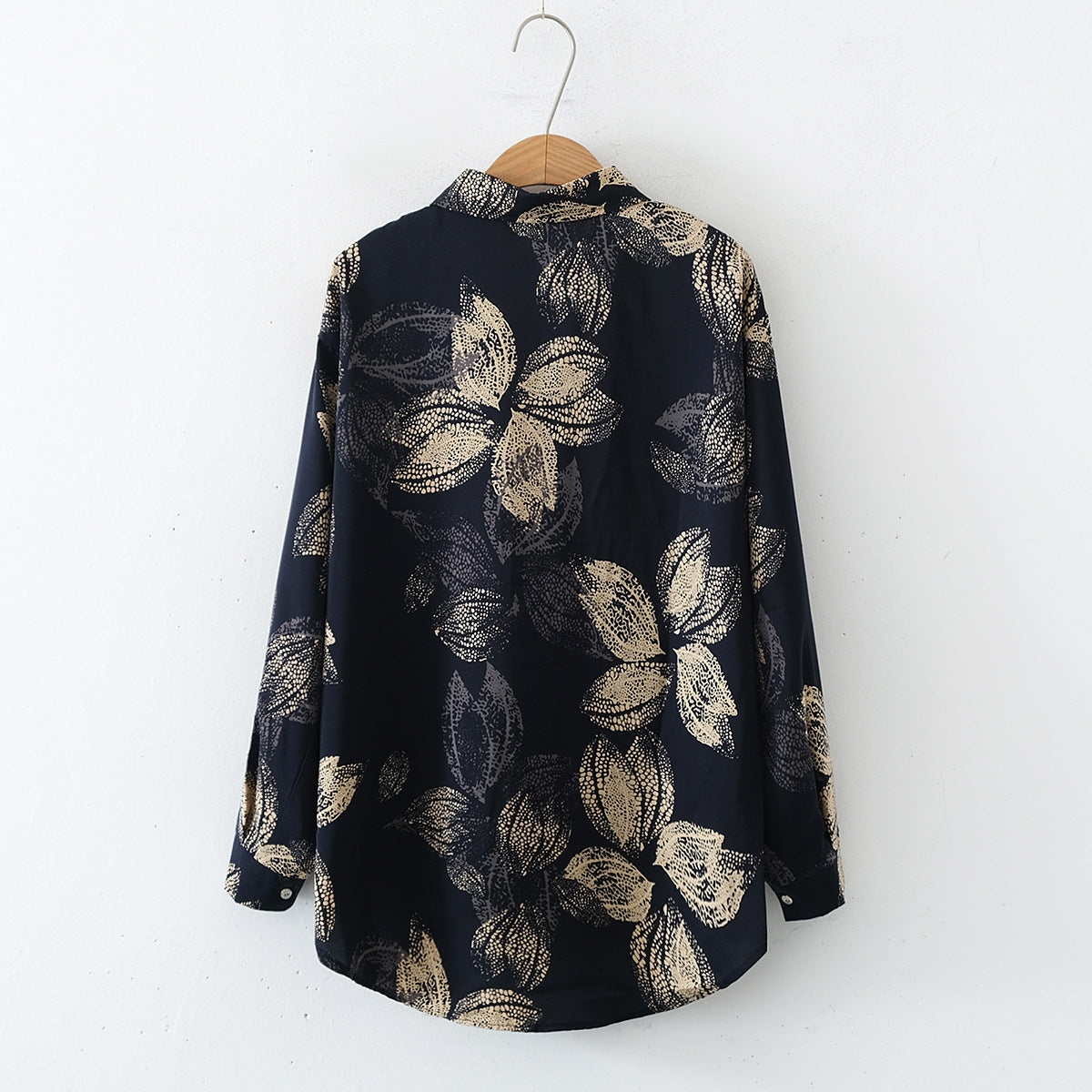 Aurora Midnight Leaf Blouse