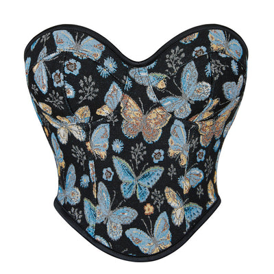 Butterfly Tapestry Corset Top