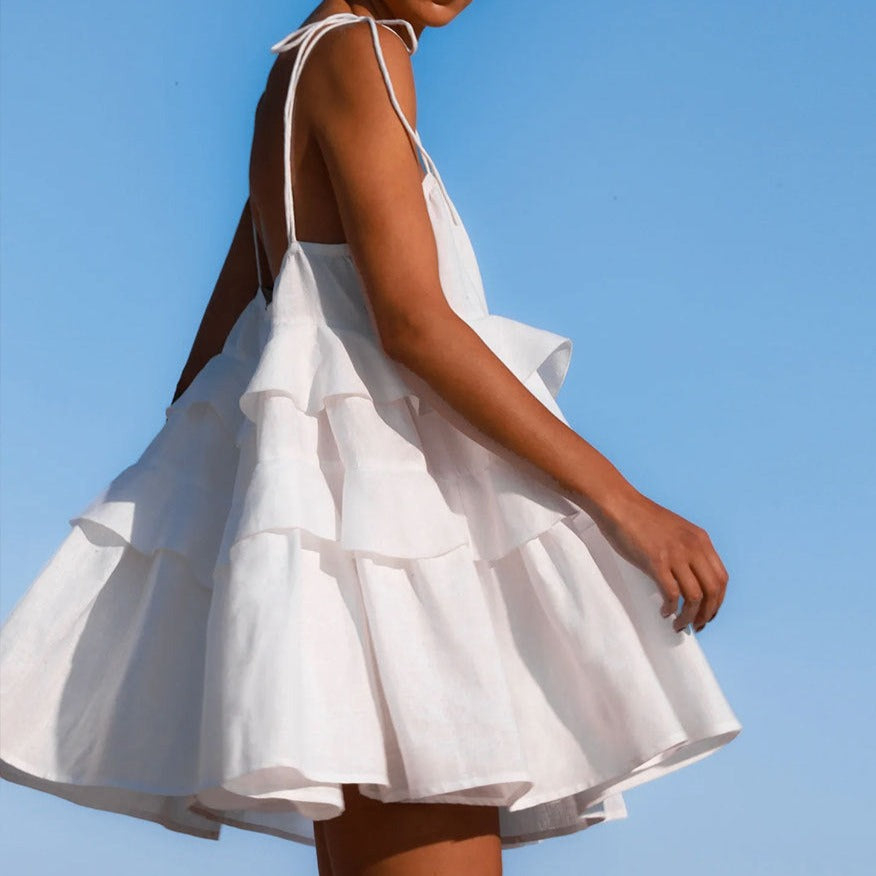 samara mini dress Samara Ruffled Mini Dress