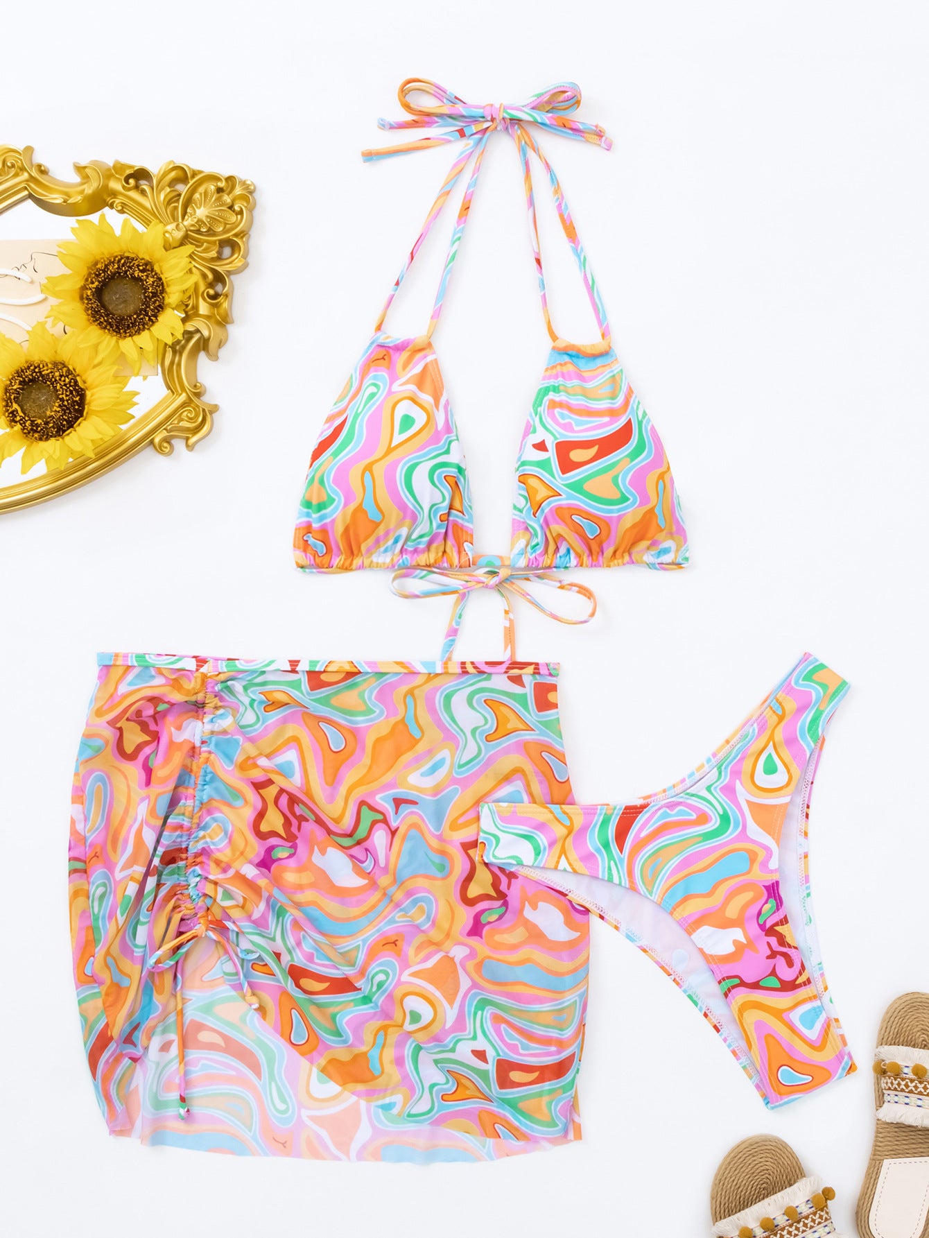 Melusine Three Piece Bikini Set