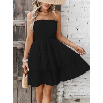 Sedona Strapless Tiered Mini Dress