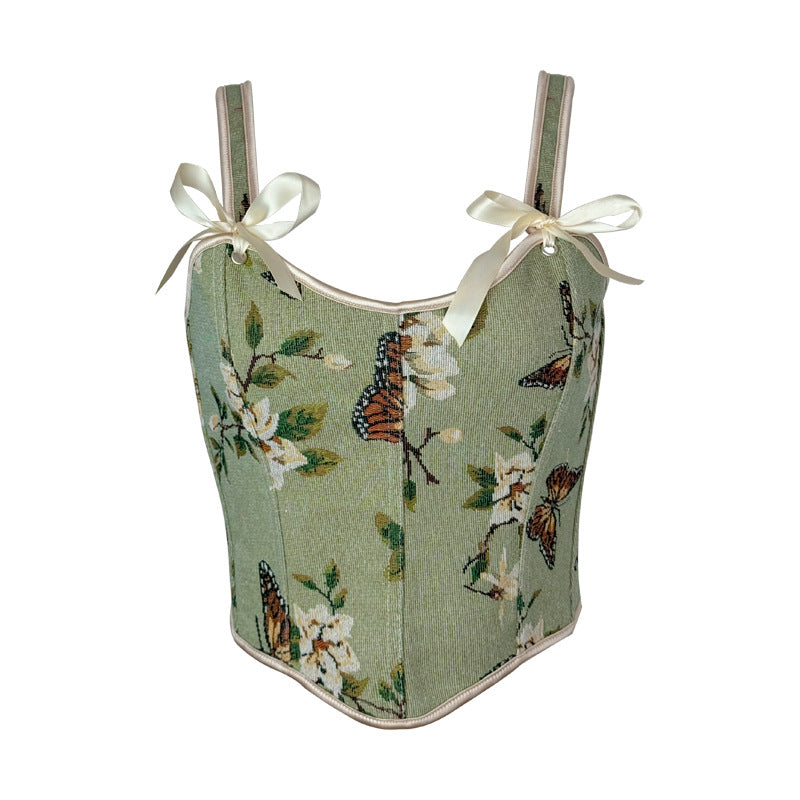 Whispering Petals Corset Top