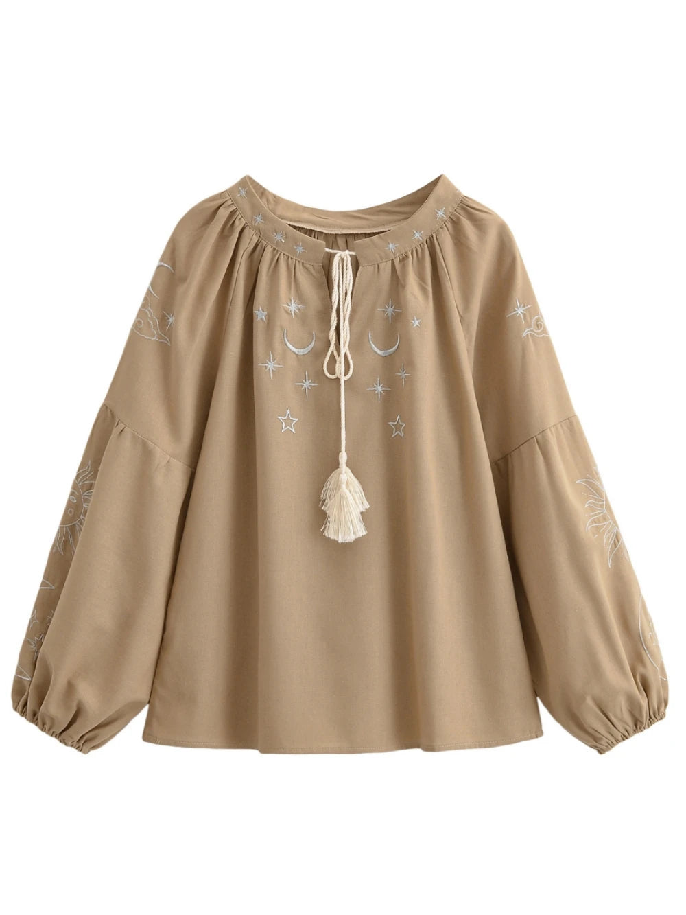 Noctura Celestial Embroidered Blouse