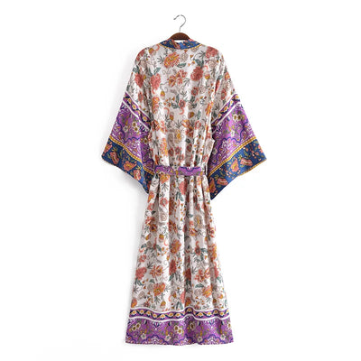 Kimiko Floral Kimono Robe