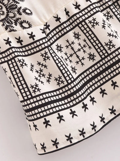 Varinia Boho High-Waist Shorts